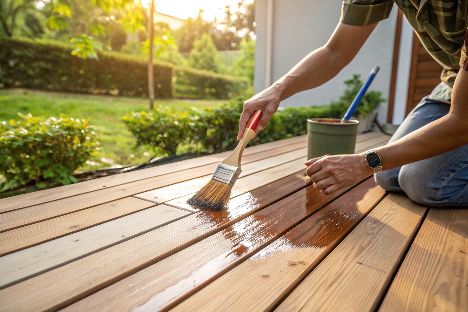 Maintaining timber deck with oil treatment for longevity in Canberra climate