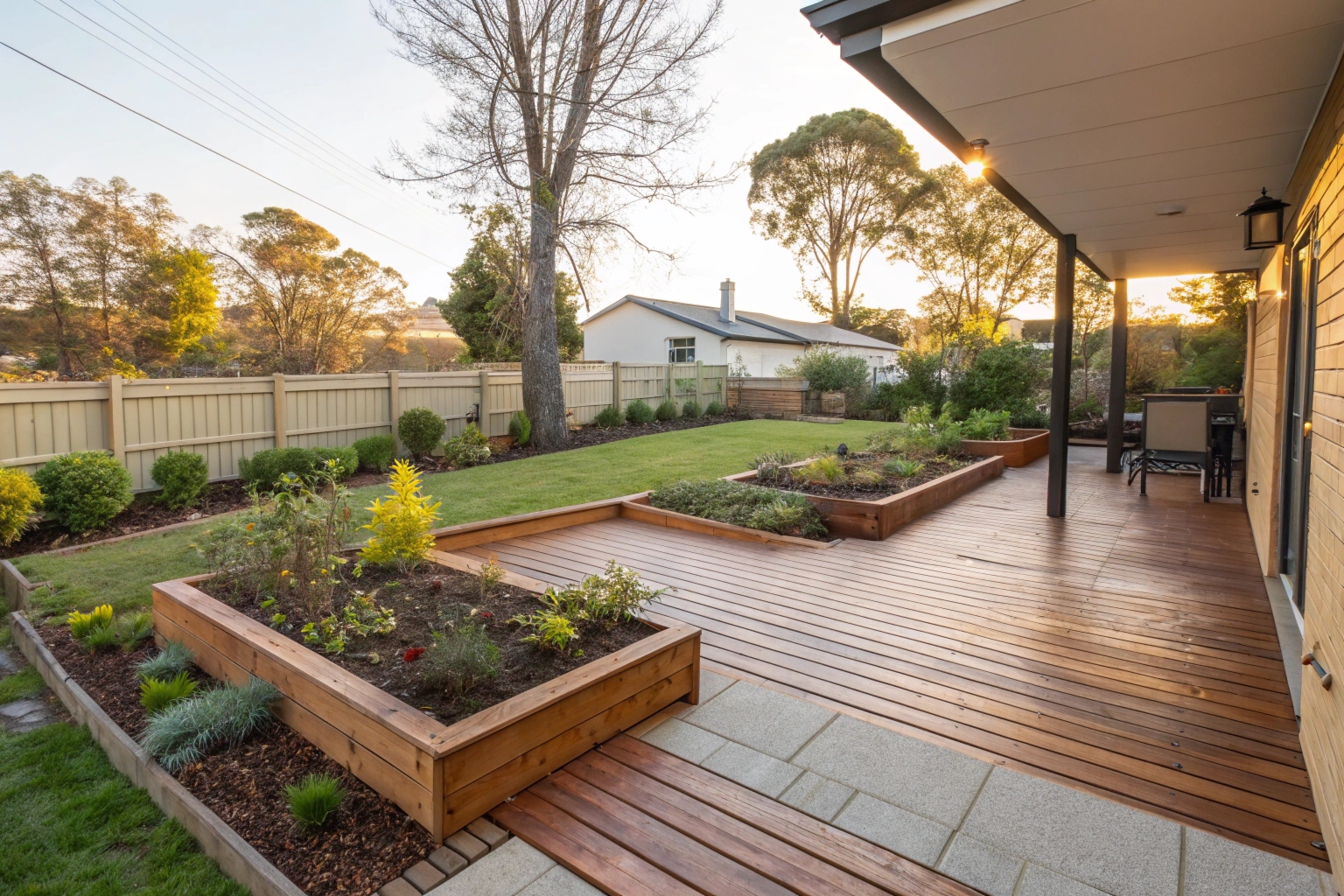 Decking Moncrieff ACT – completed backyard deck Gungahlin suburb