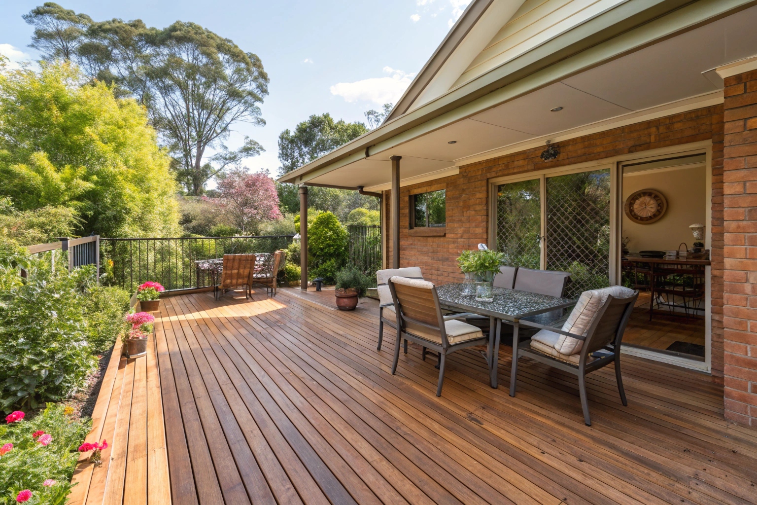 Timber deck installed at a residential home in Symonston ACT